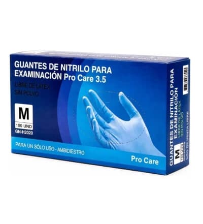 Guante de Nitrilo Pro care