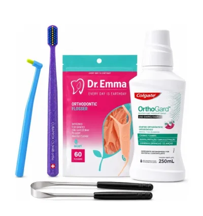 Kit Limpieza Ortodoncia Ortho Clean 5 Piezas