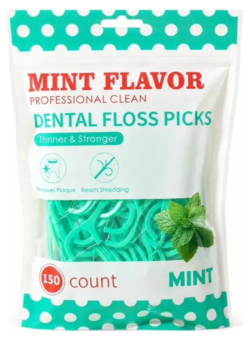 Hilo Dental Sabor Menta Pack 150 Unidades